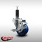 Service Caster 3'' SS Blue Poly Swivel 1'' Expanding Stem Caster with Brake SCC-SSEX20S314-PPUB-BLUE-TLB-1 - alternate 4